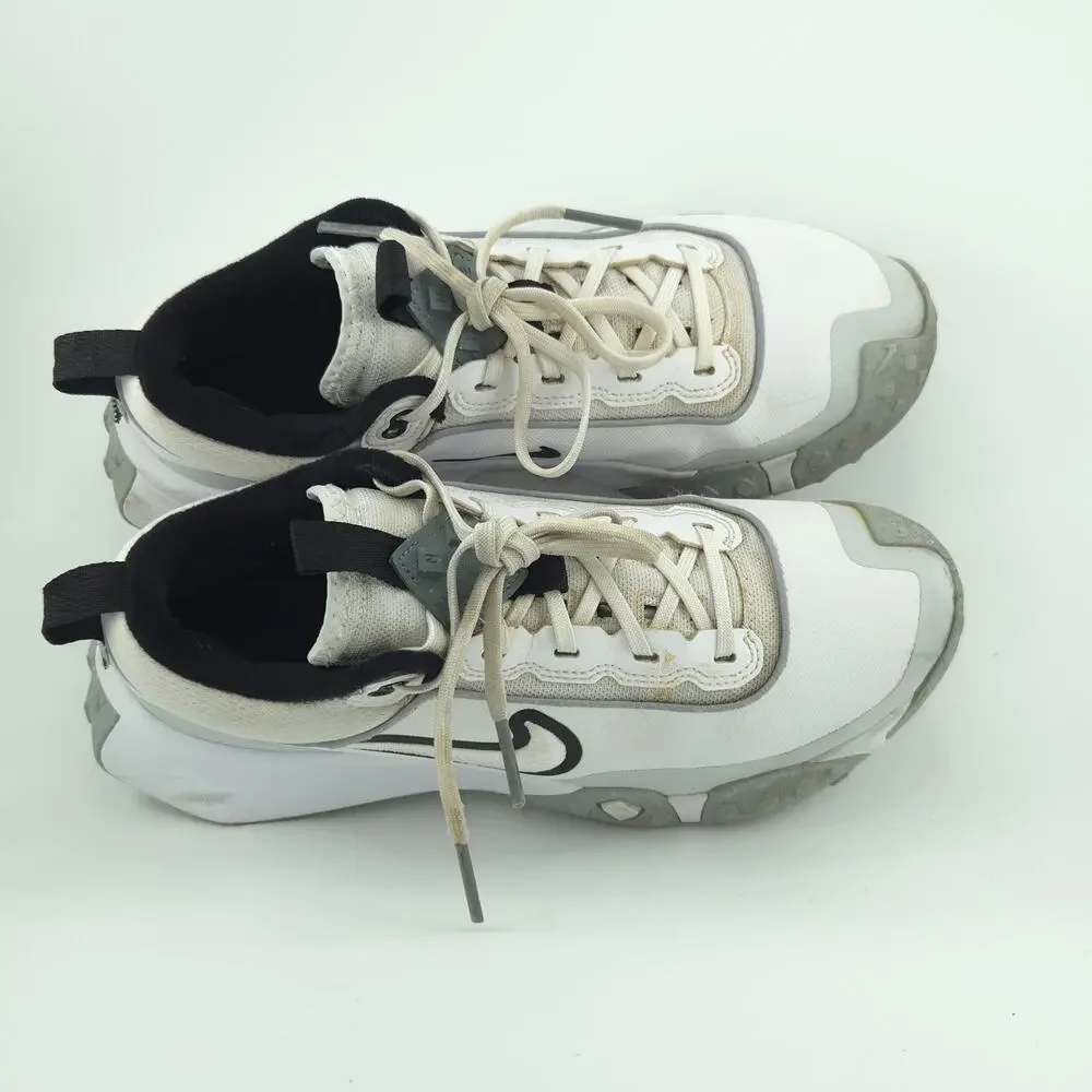 Nike Air Diamond Varsity Turf Baseball Men's Size 8 FN7454-100 White Black